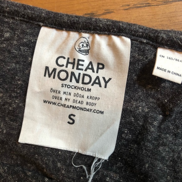 Cheap Monday open back tee - small - Picture 3 of 3